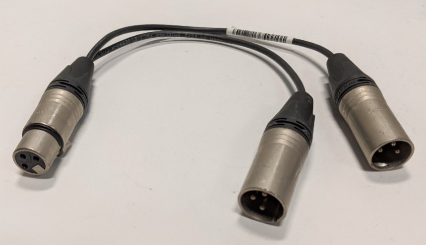 USED 3-Pin XLR Twofer